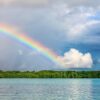 landscape, rainbow, tropical, atoll, beautiful nature, nature, lagoon, widi archipelago, indonesia, nature background, hd wallpapers, hd wallpaper, nature wallpaper